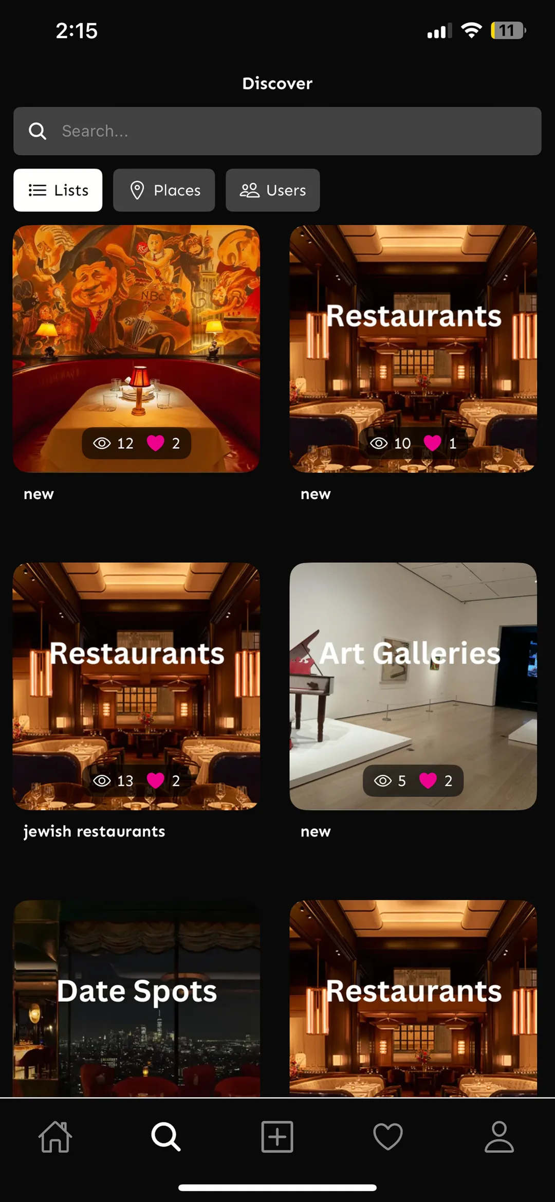 Search results